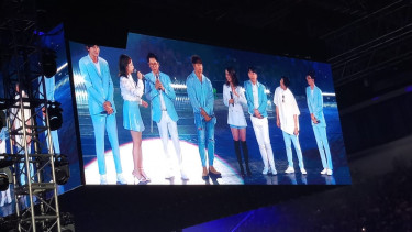 Fanmeeting Running Man di Istora Senayan, Jakarta.