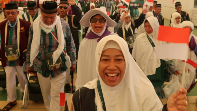 Ilustrasi jemaah haji RI. 