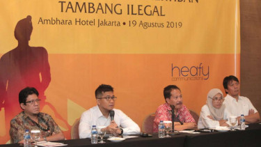 Diskusi Mencari Solusi Penertiban Tambang Ilegal.