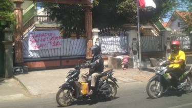 Suasana Asrama Mahasiswa Papua di Surabaya, Rabu, 21 Agustus 2019.