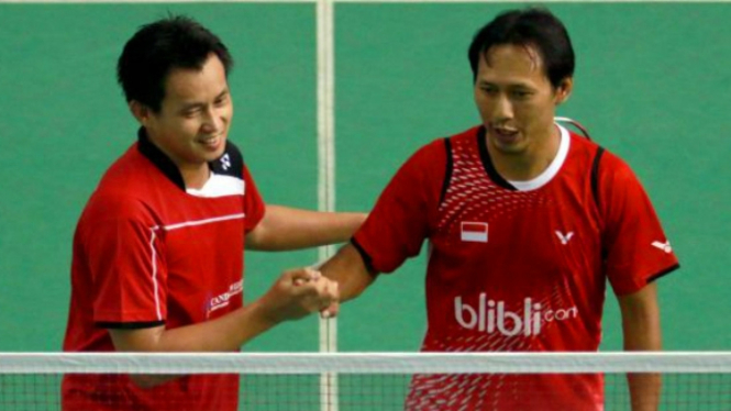 Ganda putra legendaris Indonesia, Candra Wijaya/Sigit Budiarto