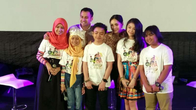 Raffi Ahmad, Nagita Slavina dan lima anak jebolan Idol Junior 2018