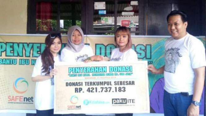 Baiq Nuril menerima donasi dari publik sebesar Rp421 juta.