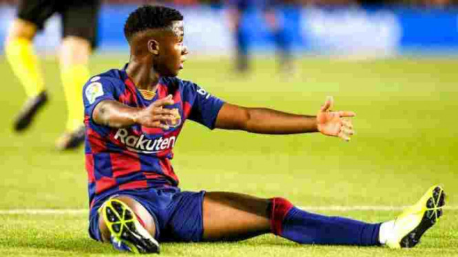 Pemain belia Barcelona, Ansu Fati.