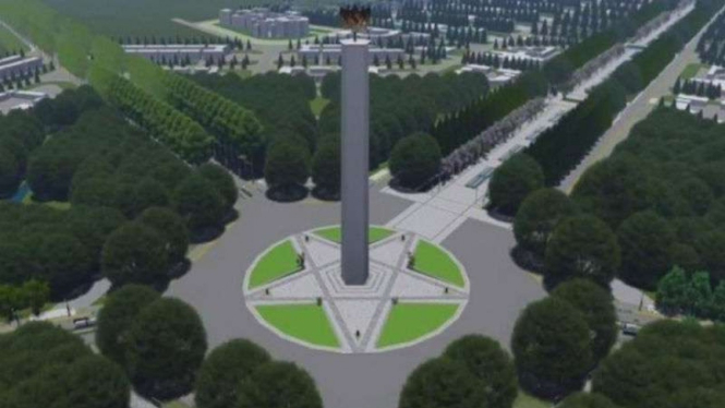 Desain ibu kota baru.