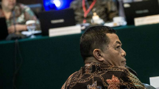 Wakabareskrim, Inspektur Jenderal Antam Novambar saat seleksi capim KPK