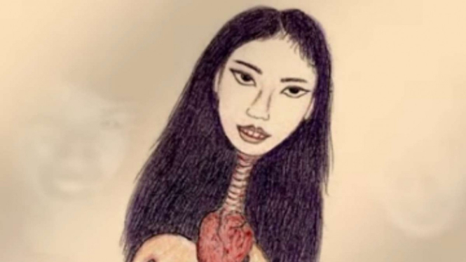 Kuyang si hantu wanita dari Kalimantan.