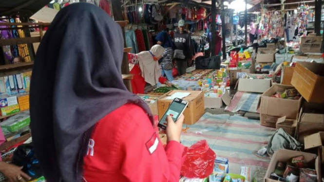 Pengguna layanan Telkomsel.