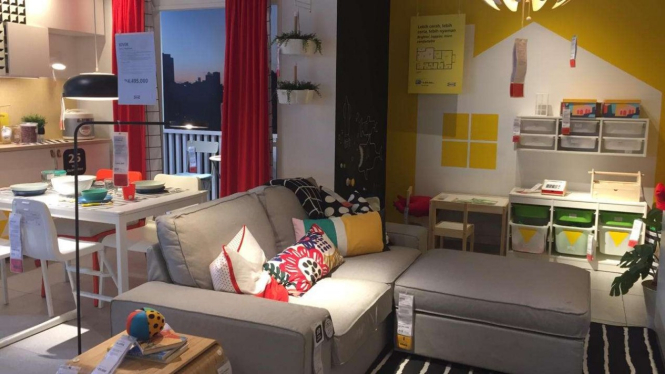 Ruang Inspiratif di IKEA Alam Sutra.