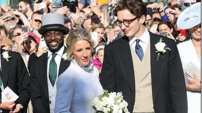 Ellie Goulding dan Caspar Jopling resmi menikah