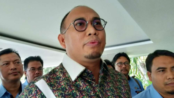 Anggota DPR RI dari fraksi Gerindra, Andre Rosiade di Kantor KSP.