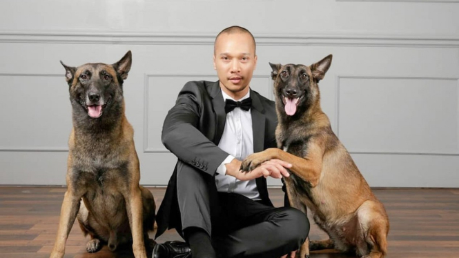 Bima Aryo dan Anjing Malinoisnya