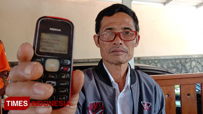 Nur Hasil, bakal Cakades Rejoagung, Kecamatan Srono, Banyuwangi. (Foto: Syamsul Arifin/TIMES Indonesia)