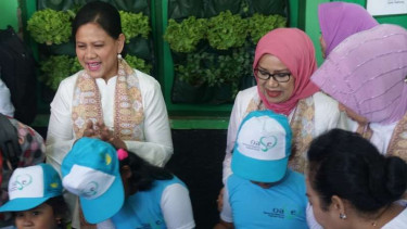 Iriana Jokowi dan Mufidah Kalla