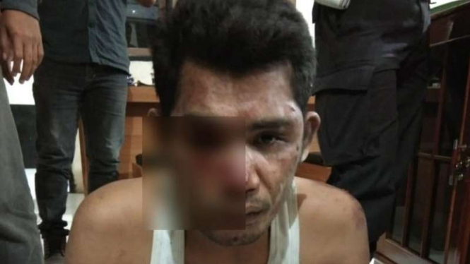 Zainal Abidin sebelum tewas dikeroyok polisi
