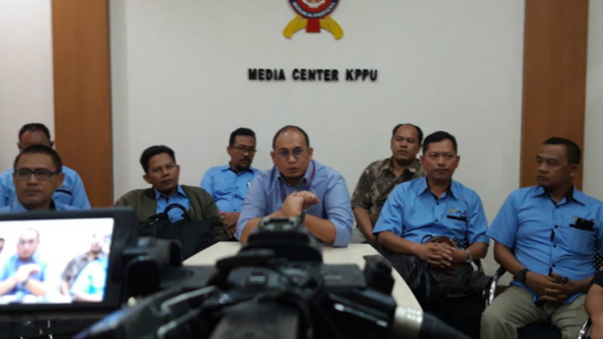 Politikus Gerindra Andre Rosiade sambangi KPPU