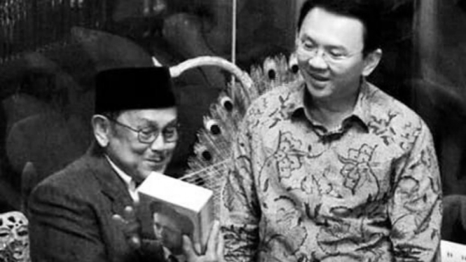 Basuki Tjahaja Purnama (Ahok) dan BJ Habibie.