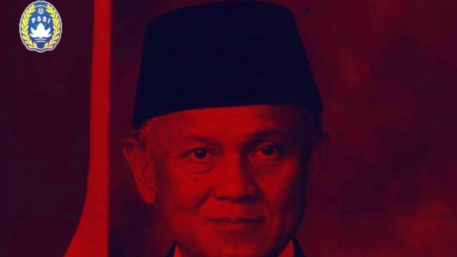 Postingan akun Instagram resmi PSSI sampaikan belasungkawa wafatnya BJ Habibie