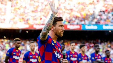 Megabintang Barcelona, Lionel Messi
