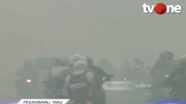 Kabut asap di Pekanbaru, Riau