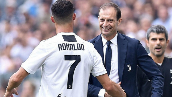 Massimiliano Allegri saat masih menjabat pelatih Juventus