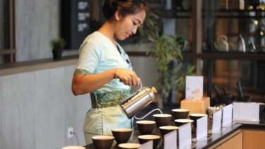 Suasana di Black Eye Coffee Bedugul, Bali