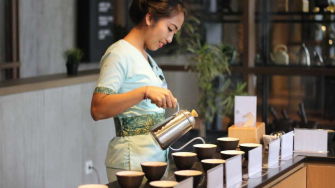 Suasana di Black Eye Coffee Bedugul, Bali