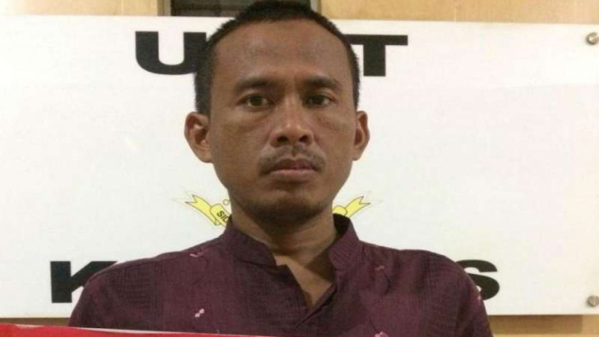 Tersangka penipuan umrah murah, Direktur PT Damtour, Hambali Abbas.