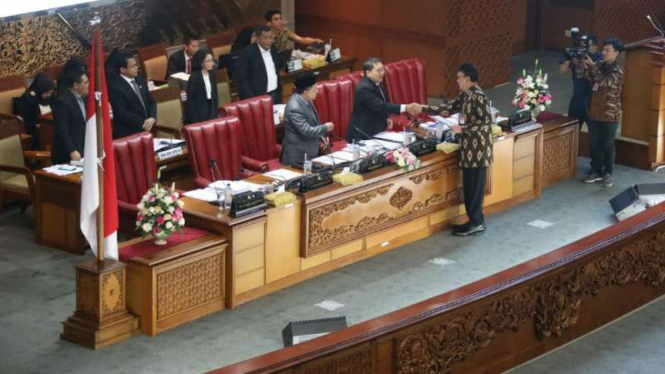 DPR Sahkan Rivisi UU MD3 Soal Penambahan Pimpinan MPR