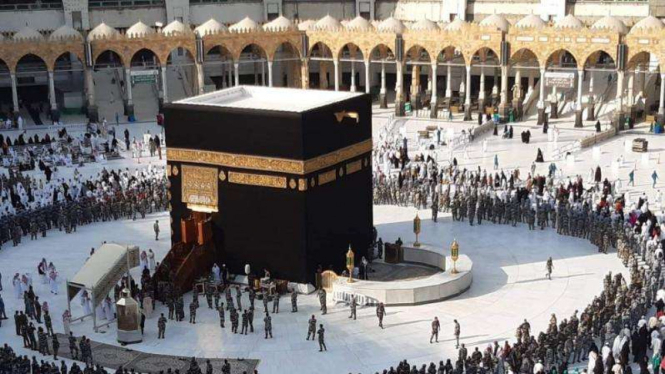 Kabah di Mekah, Arab Saudi.