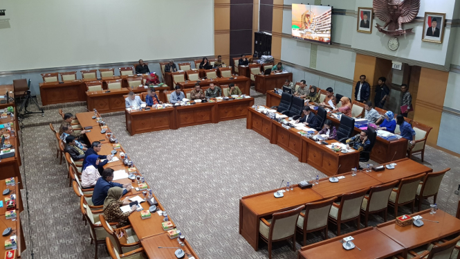 Komisi Hukum menggelar rapat bersama terkait revisi UU Pemasyarakatan