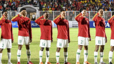 Pemain Timnas Indonesia U-16.