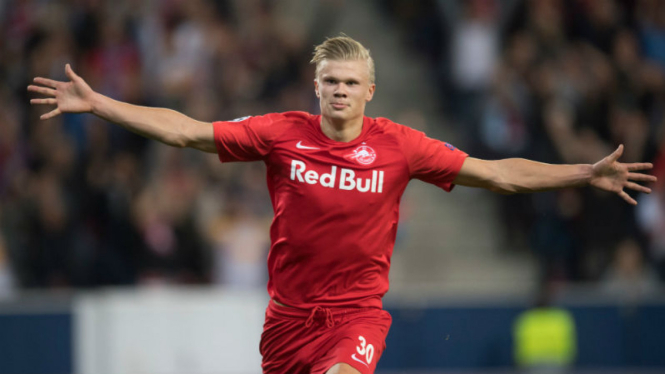 Bomber muda Red Bull Salzburg, Erling Brat Haaland
