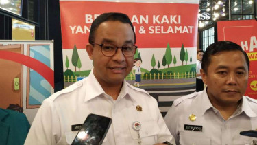 Gubernur DKI Jakarta Anies Baswedan di Jakarta, Rabu, 18 September 2019.