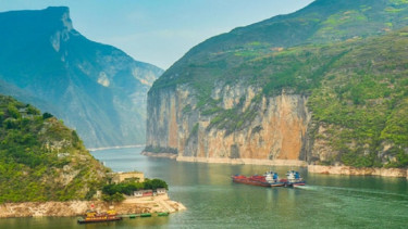 salah satu bagian di sungai yangtze