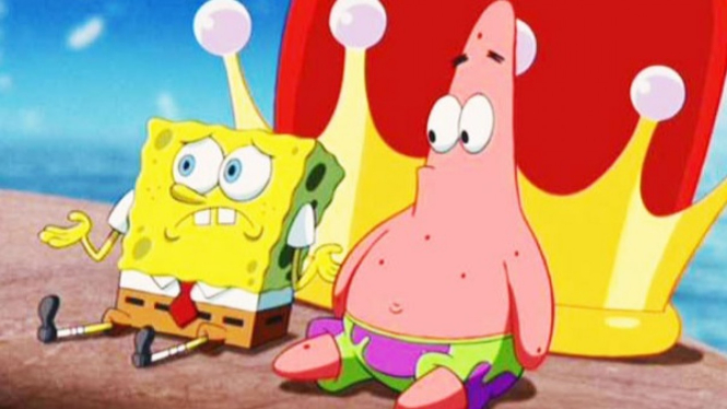 SpongeBob SquarePants dan Patrick Star.