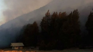 Kebakaran di Gunung Semeru