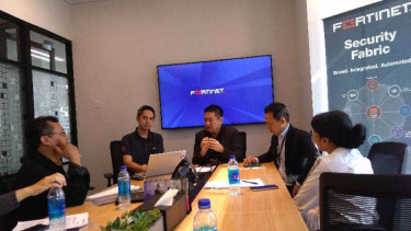 Diskusi Fortinet Indonesia.