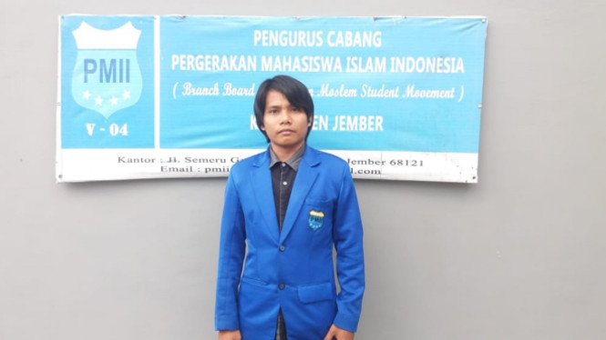 Ahmad Hamdi Hidayatullah, Ketua PC PMII Jember. (foto: Istimewa)