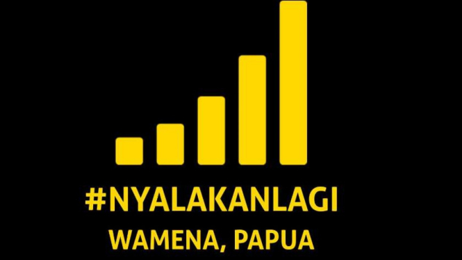 Nyalakan lagi internet Wamena