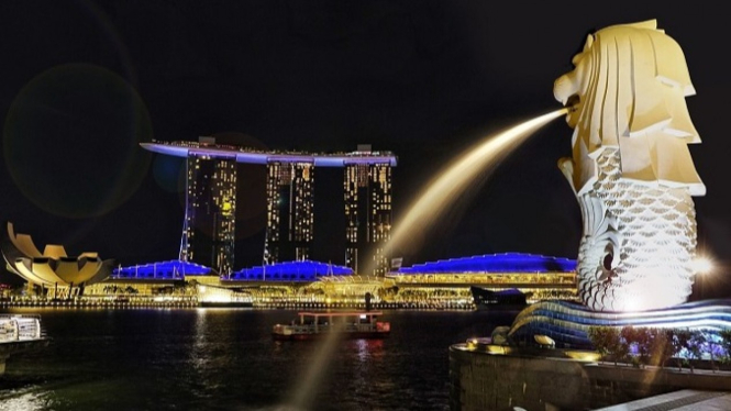 Patung Merlion, Pixabay