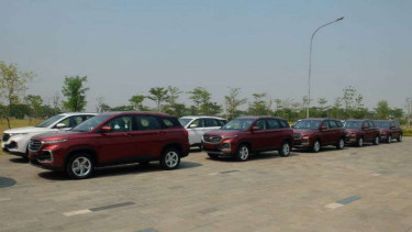 Wuling Motors mengekspor mobil Almaz dengan merek Chevrolet Captiva