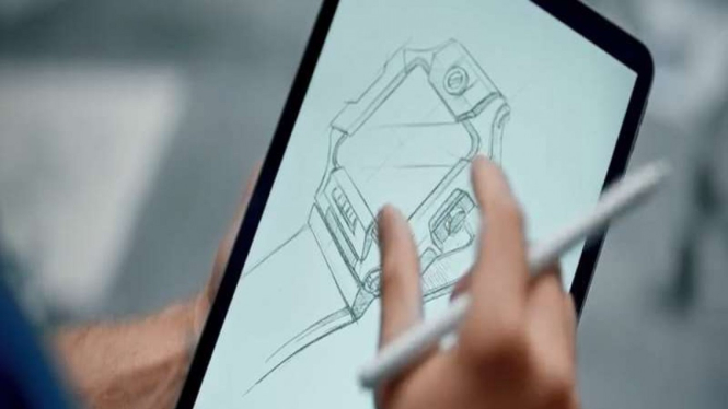 Sketsa jam tangan baru imoo Watch Phone terbaru yang akan meluncur di Indonesia