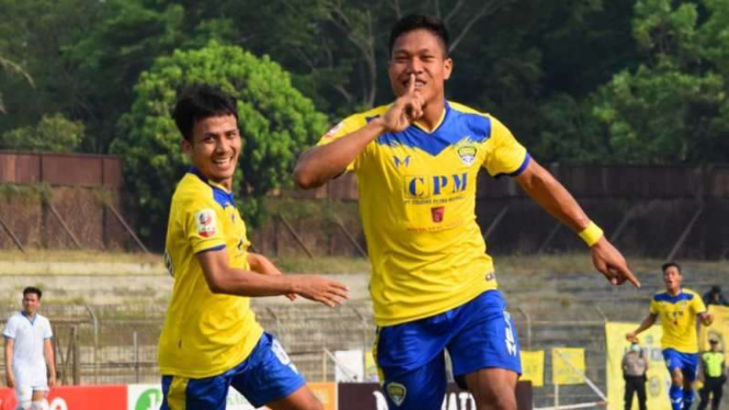 Ilustrasi pertandingan Cilegon United.