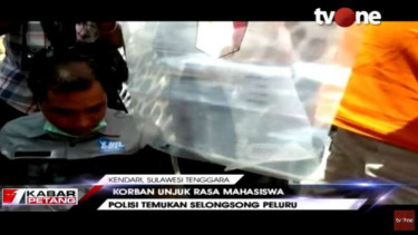 Polisi temukan selongsong peluru tak jauh dari lokasi Randi tertembak saat demo.