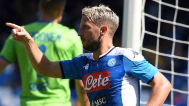 Penyerang Napoli, Dries Mertens