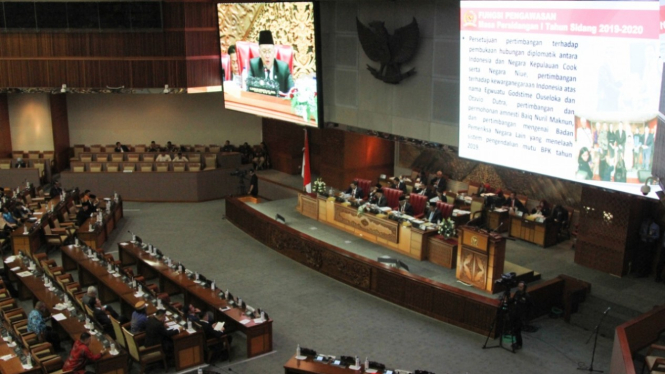 Ilustrasi rapat Paripurna DPR RI