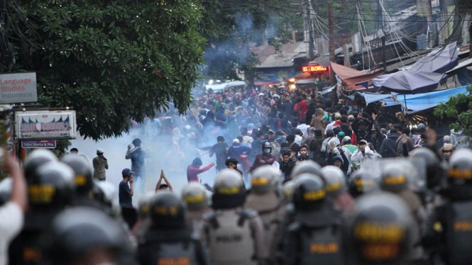 Demo Rusuh di Palmerah