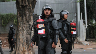 Demo Pelajar Tolak RKUHP dan UU KPK Rusuh di Palmerah