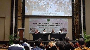 Rapat evaluasi operasional penyelenggaraan haji 2019 di Bandung Jawa Barat